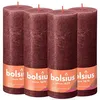 Bolsius Rustik Stumpenkerze Samtrot 190/68mm Produktbild-Vorschau 8