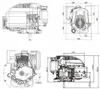 Loncin Lc1P70Fc-P Moteur Pour Tondeuse 6.5 Cv 6.5 Cv 196 Voir les images du produit 12