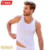 5er Pack Unterhemd Herren Feinripp Tank-Top 100% Baumwolle Produktbild-Vorschau 1