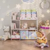 Kinderregal ‘Lysekil’ mit 2 Aufbewahrungsboxen 100 x 93 x Produktbild-Vorschau 1
