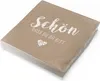 itenga 20x Serviette Schön dass du da bist latte macchiato Produktbild-Vorschau 1