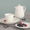 6er Set Becher DROPS WHITE mit Punktrelief weiß für 350ml Produktbild-Vorschau 3