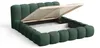 Chilly Möbel Design Polsterbett Stone Samt Stoff Grün Produktbild-Vorschau 7