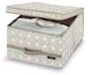 Domopak Aufbewahrungsbox mit Deckel und Griff ELLA beige, L Produktbild-Vorschau 1