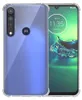 A clear protective phone case is shown on the left, and a smartphone screen with a water splash wallpaper is on the right. Anteprima dell’immagine prodotto