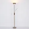LED Stehleuchte, Glas, messingfarben, dimmbar, H 180 cm Produktbild-Vorschau 8