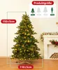Yorbay Künstlicher Weihnachtsbaum 150cm Nordmanntanne mit Produktbild-Vorschau 4