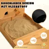 Bac à sable en bois FCH avec auvent, 119 x 101 x 76 cm, Voir les images du produit 7