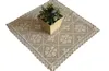 Nappes carrées en dentelle beige 60x60 carré crochet Voir les images du produit 1