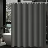 Sprchový záves tmavo šedý 100x200cm Záťažový lem textilný Náhľad obrázku produktu 1