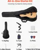 SucceBuy Guitare acoustique Dreadnought, 990,6 mm, Set avec Voir les images du produit 6