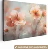 MuchoWow® - Leinwandbilder - Blumen - Pastell - Kunst - Produktbild-Vorschau 1