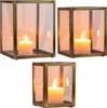 Sada 3 lampášov na čajové sviečky Aesthetic Deco Souma Náhľad obrázku produktu 1