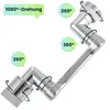 1080° Drehbarer Wasserhahn-Aufsatz aus Metall: Für Bad & Produktbild-Vorschau 4