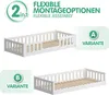 Monte II Bodenbett 90x200 cm weiss inkl. Lattenrost, Produktbild-Vorschau 2