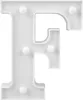 Lettera 3D illuminata a LED, lettera F da 22 cm Anteprima dell’immagine prodotto 2