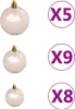 vidaXL Künstlicher Weihnachtsbaum mit Beleuchtung & Kugeln Produktbild-Vorschau 6