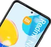 Close-up of a smartphone screen showing the Xiaomi logo and the text 'Redmi Note'. Produktbild-Vorschau