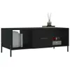 vidaXL Table basse noire 102x50x40 cm Bois composite Voir les images du produit 3