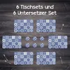 Tischset 6x45x30 cm + 6x10fi cm Platzset Tischmatte Produktbild-Vorschau 4
