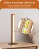EDISHINE LED Tischlampe Holz, Nachttischlampe Touch Produktbild-Vorschau 9