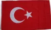Drapeau Turquie 90 x 150 cm Drapeau avec 2 oeillets 100g/m² Voir les images du produit 1