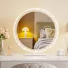 LED Kosmetikspiegel 180° drehbar, Runder Schminkspiegel mit Produktbild-Vorschau 3