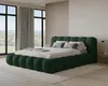 Chilly Möbel Design Polsterbett Stone Samt Stoff Grün Produktbild-Vorschau 1