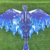 Simxkai Drachen für Kinder und Erwachsene zum Fliegen, blau Produktbild-Vorschau 2