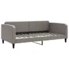 vidaXL Tagesbett Taupe 100x200 cm Stoff Produktbild-Vorschau 1