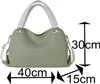 Damen Vegane Shopper Tasche Hobo Bag Umhänge Tasche  30669 Produktbild-Vorschau 6