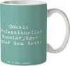 Mr. & Mrs. Panda Tasse Spruch Onkel Monsterjäger - Produktbild-Vorschau 1