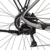 Close-up view of the rear derailleur and cassette of a bicycle. Produktbild-Vorschau