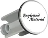 Huuraa Waschbeckenstöpsel Boyfriend Material Schriftzug 4cm Produktbild-Vorschau 1