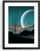 Gerahmtes Poster - Schwarzer Rahmen - Himmel Nacht Produktbild-Vorschau 1