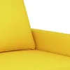 vidaXL Canapé 3 places jaune clair 180 cm Tissu Voir les images du produit 6