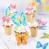 BackDecor 12 bunte Schmetterlinge | 8 bunte Blumen aus Produktbild-Vorschau 6