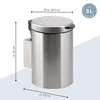 bremermann runder Wand-Kosmetikeimer 3 Liter inkl. Produktbild-Vorschau 7