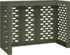 vidaXL Coperchio per aria condizionata verde oliva 110 x 50 Anteprima dell’immagine prodotto 5