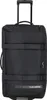 A black Travelite suitcase with wheels and a retractable handle, shown from the front against a white background. Voir les images du produit
