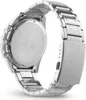 The back of a silver metal Casio Edifice watch with a metal band is shown against a white background. Produktbild-Vorschau