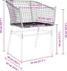 vidaXL Gartenstühle 2 Stk. Braun Poly Rattan Produktbild-Vorschau 8