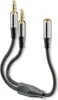 PureLink sonero 2x 3,5mm auf 3,5mm (4pin) Kopfhörer Adapter Produktbild-Vorschau 1