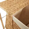 vidaXL Kosz na pranie 44x34x64 cm hiacynt wodny Podgląd zdjęcia produktu 8