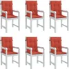 vidaXL Niedriglehner-Auflagen 6 Stk. Melange Rot 100x50x4 Produktbild-Vorschau 2
