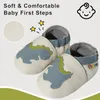 YALION Baby Krabbelschuhe weiches Leder Lauflernschuhe Produktbild-Vorschau 2