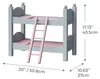 Olivia's Little World 18 Puppenetagenbett aus Holz - zu Produktbild-Vorschau 5
