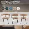 ML-Design Esszimmerstühle drehbar 2er Set Braun in Produktbild-Vorschau 7