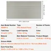 A product information graphic showing a slatwall panel and its specifications. Podgląd zdjęcia produktu