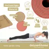 deluxe4home® Yogamatte Kork Gymnastikmatte Rot I TPE Produktbild-Vorschau 3